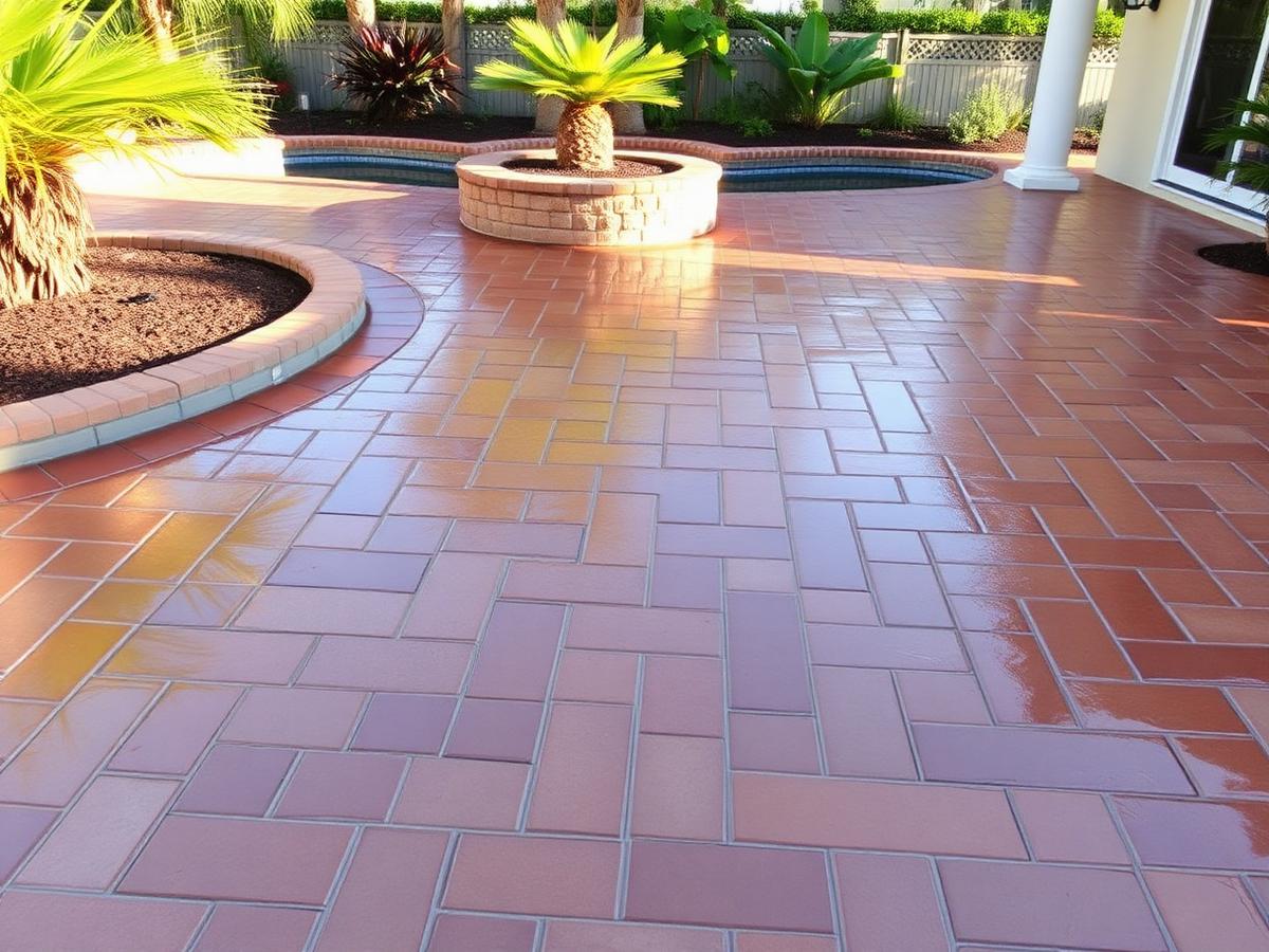 Paver Cleaning & Sealing