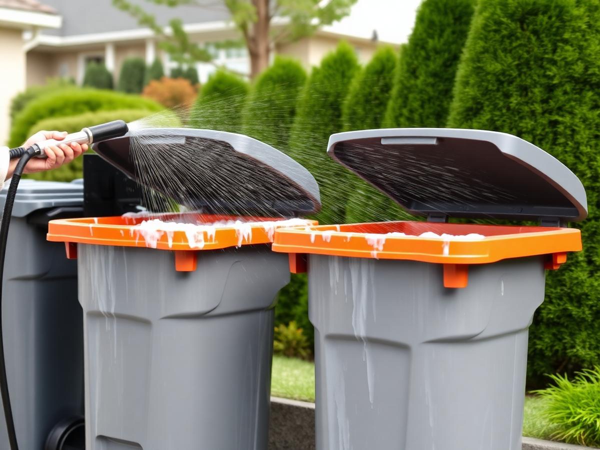 Trash Can Sanitizing