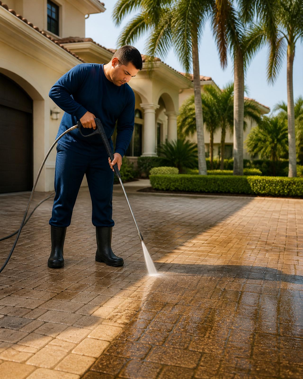 Detail-driven exterior cleaning
